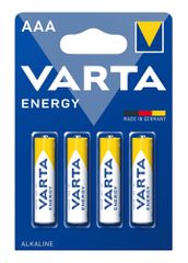 VARTA αλκαλικές μπαταρίες Energy, AAA/LR03, 1.5V, 4τμχ