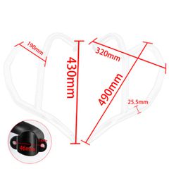 Κάτω Κάγκελα  Σε Μαύρο Για  Honda X-Adv 750 2017-2020-thumb-1