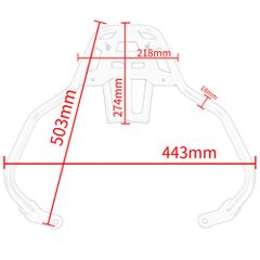 Μεταλλική Σχάρα Για Piaggio Vespa Gts300-thumb-1
