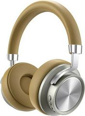 Lenovo HD800 Ασύρματα Bluetooth Over Ear Ακουστικά με 20 ώρες Λειτουργίας Χρυσά PTM7C02373