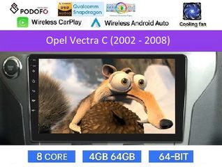 Opel Vectra C (2002 - 2008) Android Οθόνη 9" | Snapdragon 460 | 4GB RAM + 64GB ROM | Ασύρματο CarPlay & Android Auto GPS WiFi DSP FM/RDS