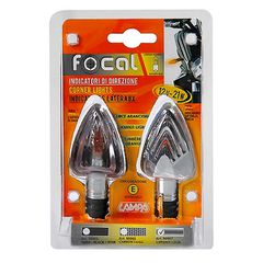 Lampa ΦΛΑΣ ΜΗΧΑΝΗΣ FOCAL 12V 21W (78x37mm) ΧΡΩΜΙΟ -2 ΤΕΜ.