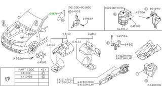 ΤΡΑΒΕΡΣΑ ΘΟΛΟΥ NISSAN 641704M405