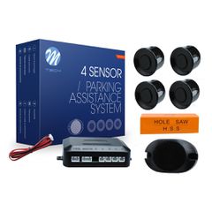 M-Tech ΣΥΣΤΗΜΑ ΠΑΡΚΑΡΙΣΜΑΤΟΣ 9-15V ΜΕ 4 ΑΙΣΘΗΤΗΡΕΣ (ΜΑΥΡΟ) 21,5mm ΚΑΙ BUZZER (MONO HXOΣ) M-TECH