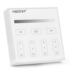 ΑΣΥΡΜΑΤΟ ΧΕΙΡΙΣΤΗΡΙΟ ΤΟΙΧΟΥ RF DIMMER ΕΞΩΤΕΡΙIKO ΤΕΤΡΑΓΩΝΟ 4 ΚΑΝΑΛΙΑ ΓΙΑ ΜΟΝΟΧΡΩΜΗ