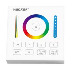 ΑΣΥΡΜΑΤΟ ΧΕΙΡΙΣΤΗΡΙΟ ΤΟΙΧΟΥ RF DIMMER ΕΞΩΤΕΡΙIKO ΤΕΤΡΑΓΩΝΟ 4 ΚΑΝΑΛΙΑ RGB+CCT