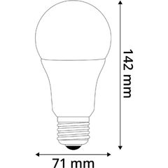 Avide LED Κοινή A70 16W E27 Θερμό 2700K Υψηλής Φωτεινότητας-thumb-1