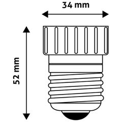 Entac Αντάπτορας Ντουί από E27 σε GU10-thumb-1