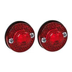 Lampa Φώτα Ογκου Φορτηγού 24V 1 Led 2τεμ Κόκκινα R-14
