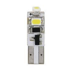 Lampa T5 10-30V W2x4,6d 22lm (ΚΑΡΦΩΤΟ) Λευκό Διάθλασης HYPER-LED3 BLISTER 2τεμ.