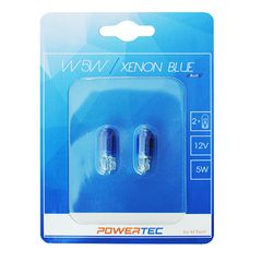 M-Tech W5W 12V 5W W2,1x9,5d (ΚΑΡΦΩΤΟ ΑΚΑΛΥΚΟ) POWERTEC XENON BLUE 2ΤΕΜ.