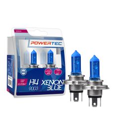M-Tech H4 12V 60/55W P43t 5.000K POWERTEC XENON BLUE M-TECH - 2ΤΕΜ.