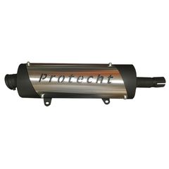 AMC AMC - Εξάτμιση Scooter SYM GTS EVO 250/300cc Οβάλ Μαύρο- inox protecht -1 TEM. (EX.MOT.118)