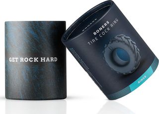 Boners Tire Cock Ring - Grey-thumb-2