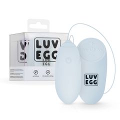 LUV Vibrating Egg Remote Control 10m Blue-thumb-5