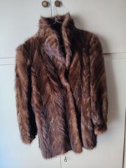 Vintage Mink Jacket – Σακάκι γούνα βιζόν καφέ