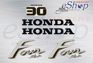 Αυτοκόλλητα σετ για Honda BF 30 Hp έκδοση 2000 2006