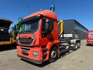 Ανατρεπόμενο Για Containers Με Βραχίονες Iveco Magirus 2014 AT 260 SY | HIAB MULTILIFT XR21 S59 | Euro EEV