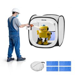 Φορητή σκηνή VEVOR Paint Booth, 405 x 405 x 430mm Pop-Up Portable Spray Paint Tent with Mesh Door, Τέντες ζωγραφικής με σπρέι για μικρά μοντέλα, γλυπτά, κορνίζες φωτογραφιών, Pop-up σχέδιο, αδιάβροχη