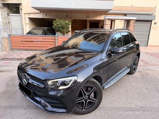 Mercedes-Benz GLC 300 2020 e 4MATIC AMG-Panorama-Άβαφο-Εγγύηση Mercedes Benz