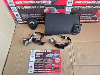 MAZDA 3 BK MPS 2008 ΑΕΡΟΣΑΚΟΙ ΟΔΗΓΟΥ ΣΥΝΟΔΗΓΟΥ ΚΑΙ ΔΥΟ ΖΩΝΕΣ