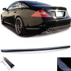ΑΕΡΟΤΟΜΗ Mercedes CLS C219 rear spoiler lip black gloss AMG Design 04-10