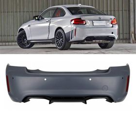 Πισινός Προφυλακτήρας Για Bmw 2 F22 Coupe F23 Cabrio (2014-2017) M2 Competition Look From Abs Plastic