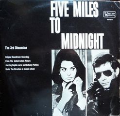 ΔΙΣΚΟΣ  ΒΙΝΥΛΙΟΥ  FIVE  MILES  TO  MIDNIGHT  (   OST - SOUNDTRACK  )