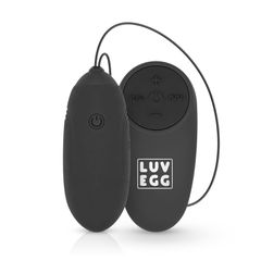 LUV Vibrating Egg Remote Control 10m Black-thumb-6