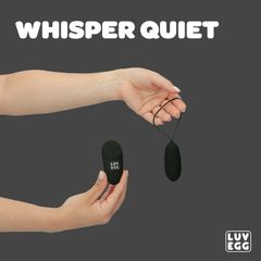 LUV Vibrating Egg Remote Control 10m Black-thumb-14