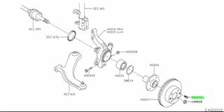 ΒΙΔΑ ΔΙΣΚΟΠΛΑΚΑΣ    NISSAN  01422S801E