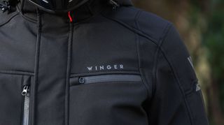 Μπουφάν Μηχανής Αδιάβροχο Softshell Winger Χειμερινό