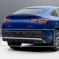 Διαχύτης με τελικά εξάτμισης για Mercedes GLE C167 Coupe  (2019-up) GLE53 Design