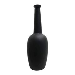 ΕΠΙΤΡΑΠΕΖΙΟ ΚΕΡΑΜΙΚΟ ΔΙΑΚΟΣΜΗΤΙΚΟ ELENDIL HM4592.02 ΜΑΥΡΟ ΜΑΤ Φ10x30,5Υεκ
