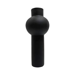 ΕΠΙΤΡΑΠΕΖΙΟ ΚΕΡΑΜΙΚΟ ΔΙΑΚΟΣΜΗΤΙΚΟ SCEPTER HM4604.02 ΜΑΥΡΟ ΜΑΤ Φ17,5x40Υεκ
