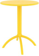 OCTOPUS Φ60Χ75εκ.YELLOW ΤΡΑΠΕΖΙ ΠΟΛ/ΝΙΟΥ