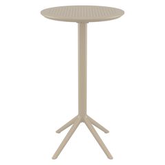 SKY TAUPE BAR Φ60Χ108εκ.ΠΤΥΣ/ΝΟ ΤΡΑΠ. ΠΟΛ/ΝΙΟΥ