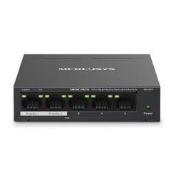 MS105GP MERCUSYS 5 Ports RJ45 Gigabit Unmanaged PoE switch
