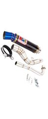 ΕΞΑΤΜΙΣΗ FULL SYSTEM HIGH UP ΓΙΑ HONDA GLX C50 ASTREA GRAND SUPRA NLK RACING’ ‘ BLACK