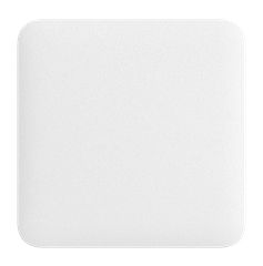 AJAX - SOLO BUTTON (1-GANG/2-WAY) WHITE Πρόσοψη μιας θέσης για ασύρματο διακόπτη ελέγχου φωτισμού, σε λευκό χρώμα.