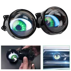 Σετ προβολέων 3D LED αλογόνου Devil Eyes με μεγεθυντικούς φακούς 3 ιντσών 8cm 12V FZHAL289