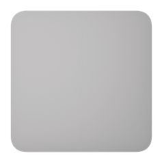 AJAX - SOLO BUTTON (1-GANG/2-WAY) FOG Πρόσοψη μιας θέσης για ασύρματο διακόπτη ελέγχου φωτισμού, σε σταχτί χρώμα.