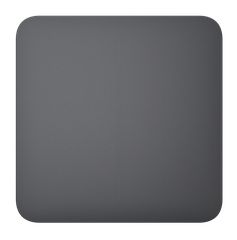 AJAX - SOLO BUTTON (1-GANG/2-WAY) GRAPHITE Πρόσοψη μιας θέσης για ασύρματο διακόπτη ελέγχου φωτισμού, σε μολυβί χρώμα.