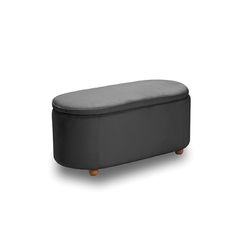 FOSTER ΣΚΑΜΠΟ VELVET GREY ΜΕ ΑΠΟΘ. ΧΩΡΟ 99Χ45X45εκ.