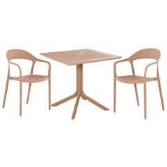 ΣΕΤ ΤΡΑΠΕΖΑΡΙΑΣ ΕΞ.ΧΩΡΟΥ 3ΤΜΧ CLEO HM21136 ΠΟΛΥΠΡΟΥΛΕΝΙΟ ΣΕ ΚΑΠΟΥΤΣΙΝΟ
