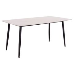 ΤΡΑΠΕΖΙ RAVEN HM18150.01 ΚΕΡΑΜΙΚΟ TOP ΜΕ ΟΨΗ ΛΕΥΚΟ ΜΑΡΜΑΡΟ 160x80x74Υεκ.