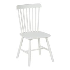 ΣΕΤ 4 TMX Καρέκλα Melia pakoworld rubberwood σε λευκή απόχρωση 45x51x87εκ