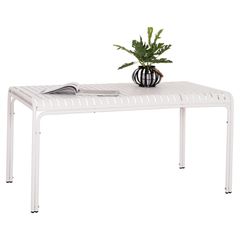 ΤΡΑΠΕΖΙ ΑΛΟΥΜΙΝΙΟΥ RACHEL HM6339.02 ΛΕΥΚΟ 150x80x75Υεκ.