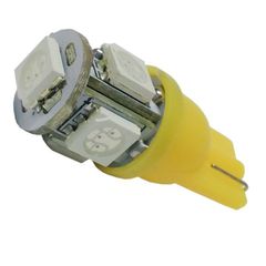 T10 LED 5 SMD 5050 12V Πορτοκαλί 1 Τεμάχιο FZKRU136