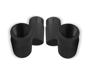 Καπάκια Βαλβίδων Αλουμινίου Μαύρο 4τμχ. 17mm x 10mm FZRAZ295